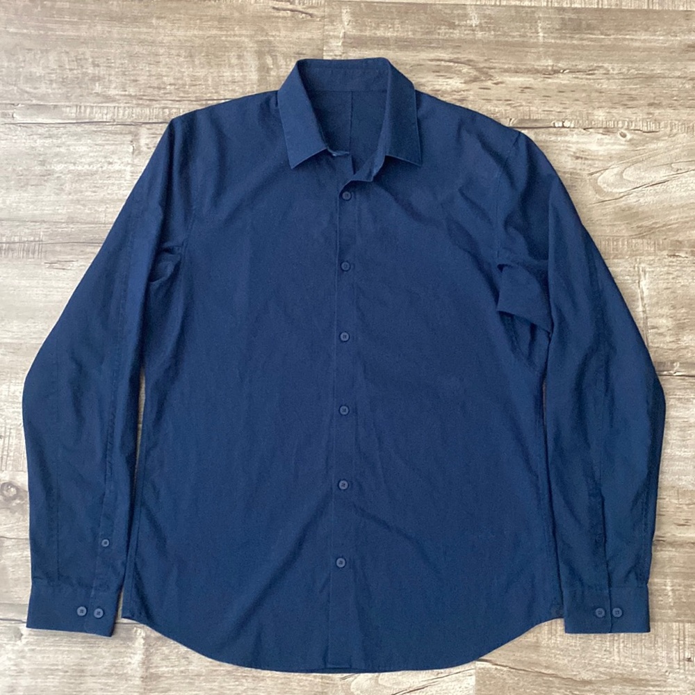 lululemon athletica Men's Deep Navy Button-Down Shirt